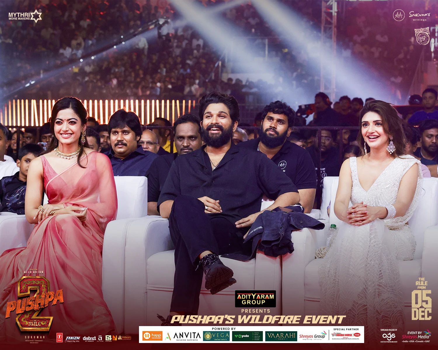 Pushpa 2 Song Launch Wildfire Event in Chennai