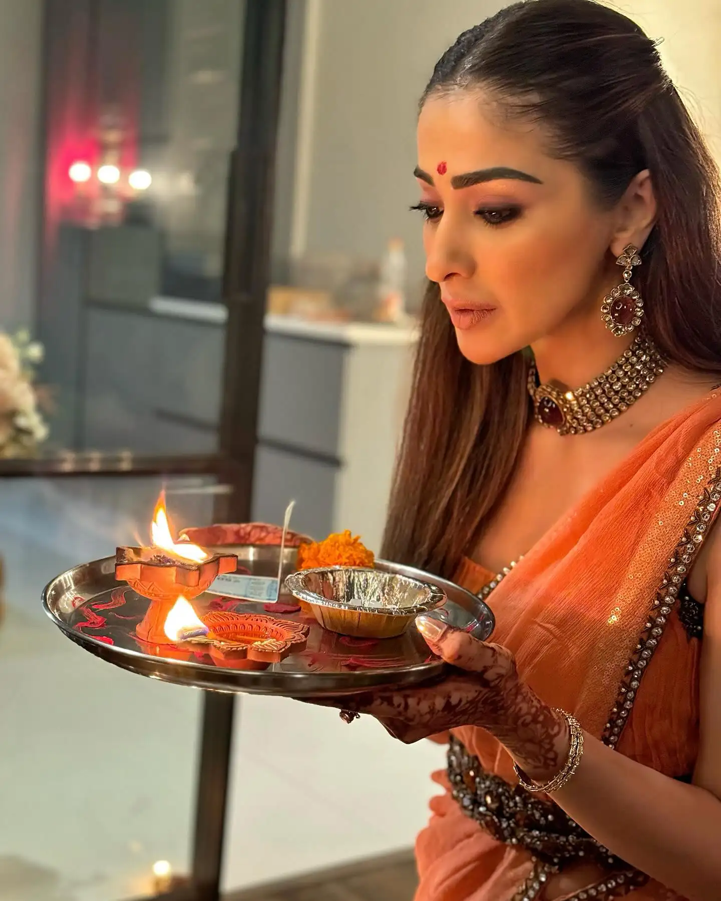 Raai Laxmi Diwali Celebrations with Pooja