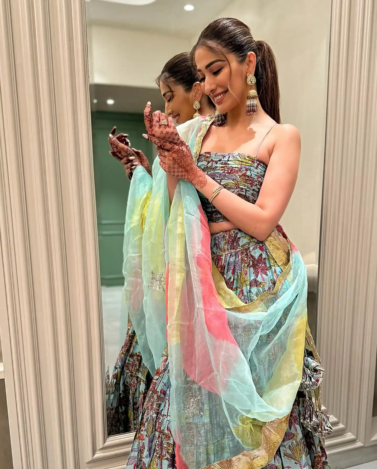 Raai Laxmi Stunning Looks on Diwali