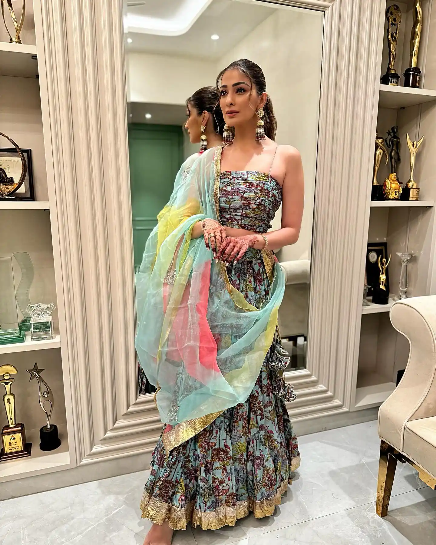 Raai Laxmi Stunning Looks on Diwali
