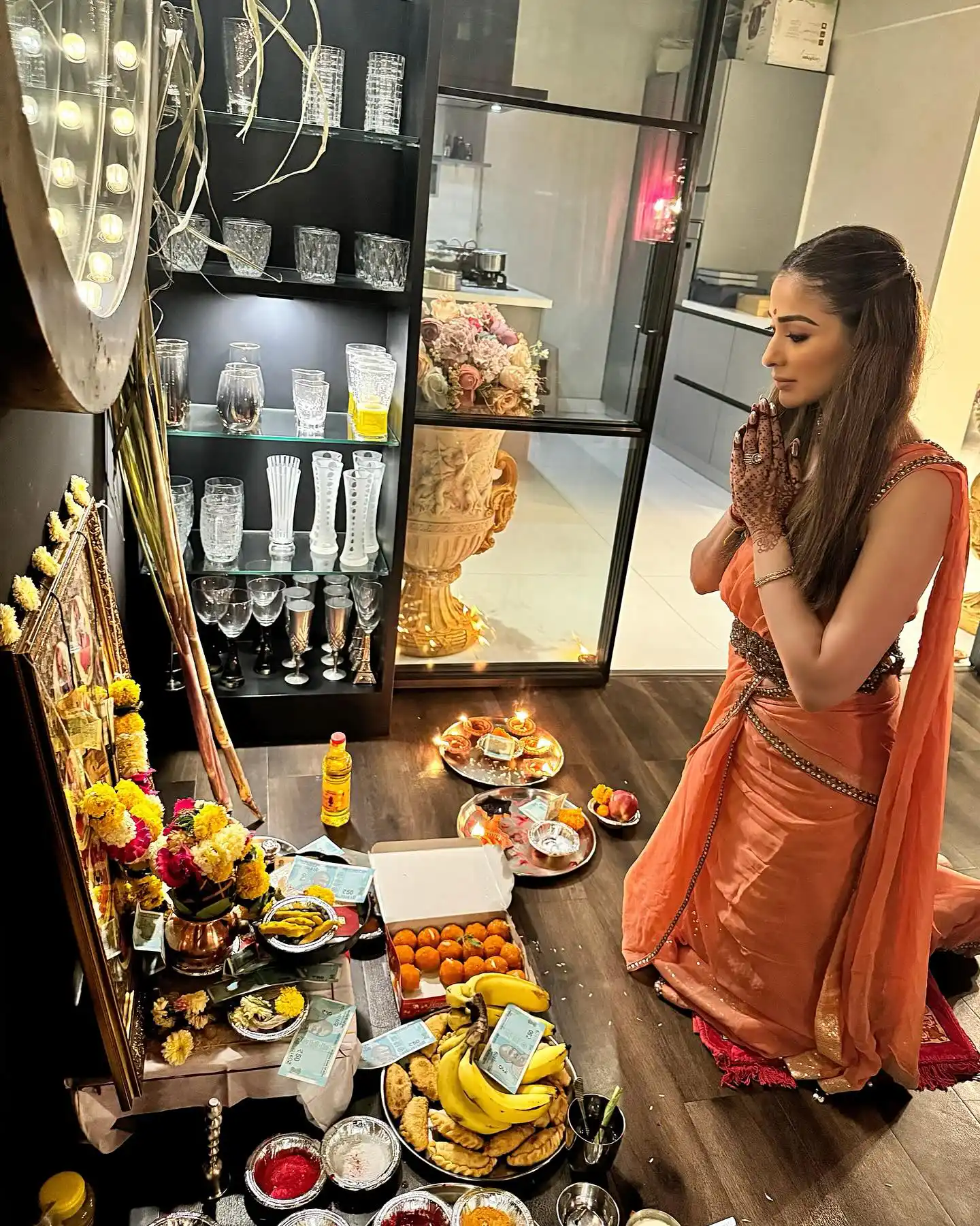 Raai Laxmi Diwali Celebrations with Pooja