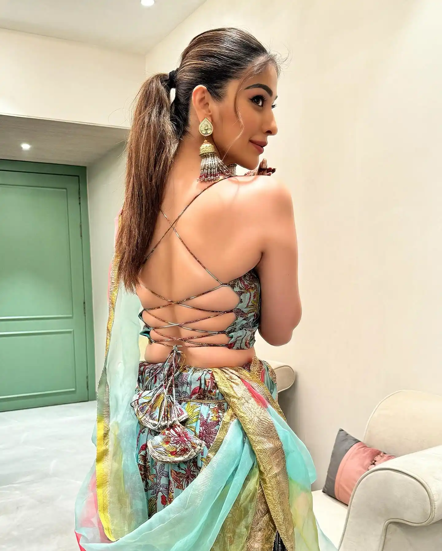 Raai Laxmi Stunning Looks on Diwali