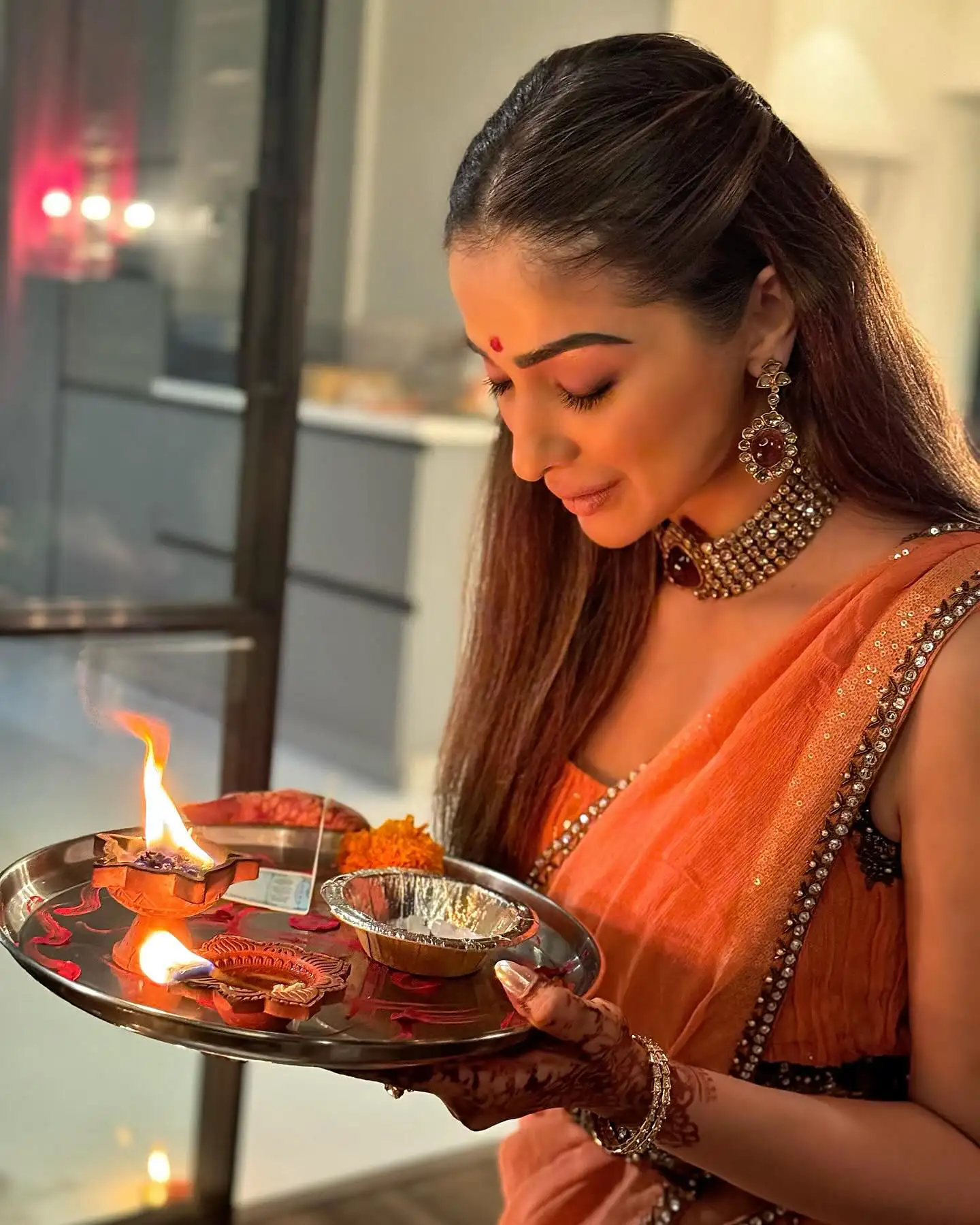 Raai Laxmi Diwali Celebrations with Pooja