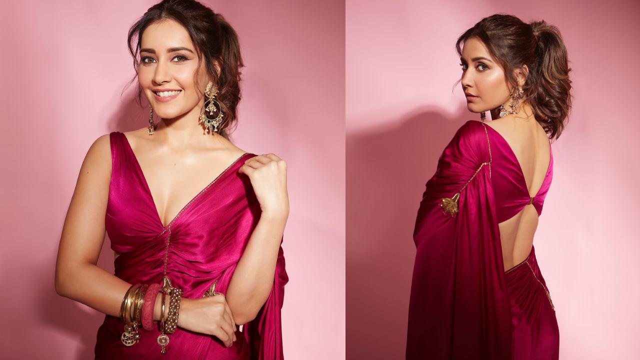 Raashii Khanna : వెరైటీ చీరకట్టులో రఫ్ఫాడిస్తున్న రాశీఖన్నా..