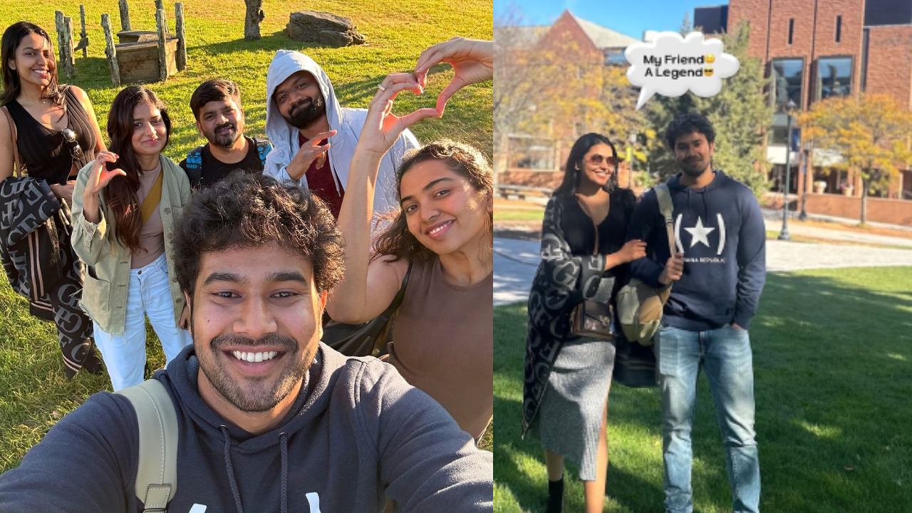 Rahul Vijay : హీరోయిన్స్ తో కలిసి అమెరికా వెకేషన్ ఎంజాయ్ చేస్తున్న హీరో.. Rahul Vijay : హీరోయిన్స్ తో కలిసి అమెరికా వెకేషన్ ఎంజాయ్ చేస్తున్న హీరో..