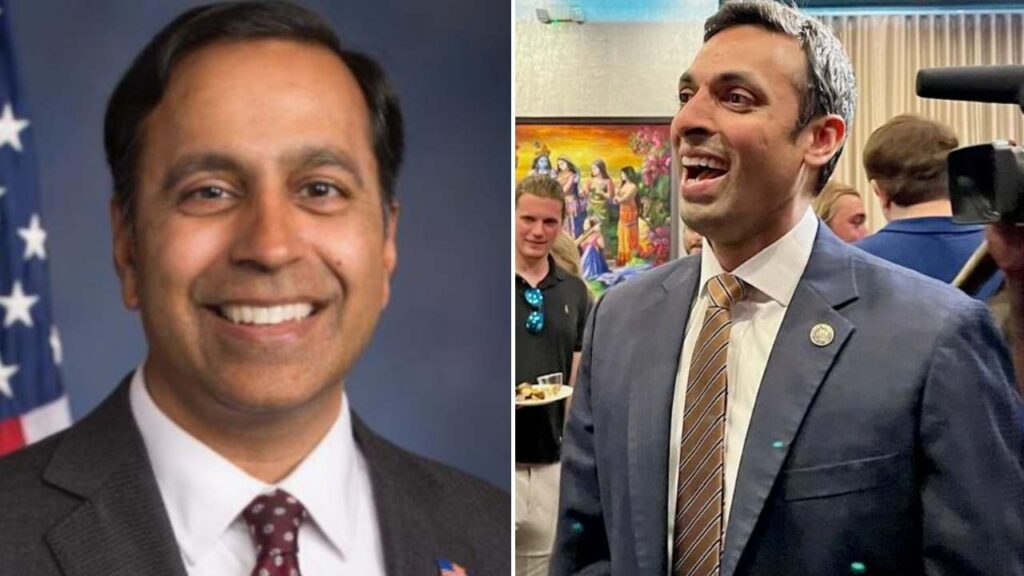 Raja Krishnamoorthi and suhas subramanyam