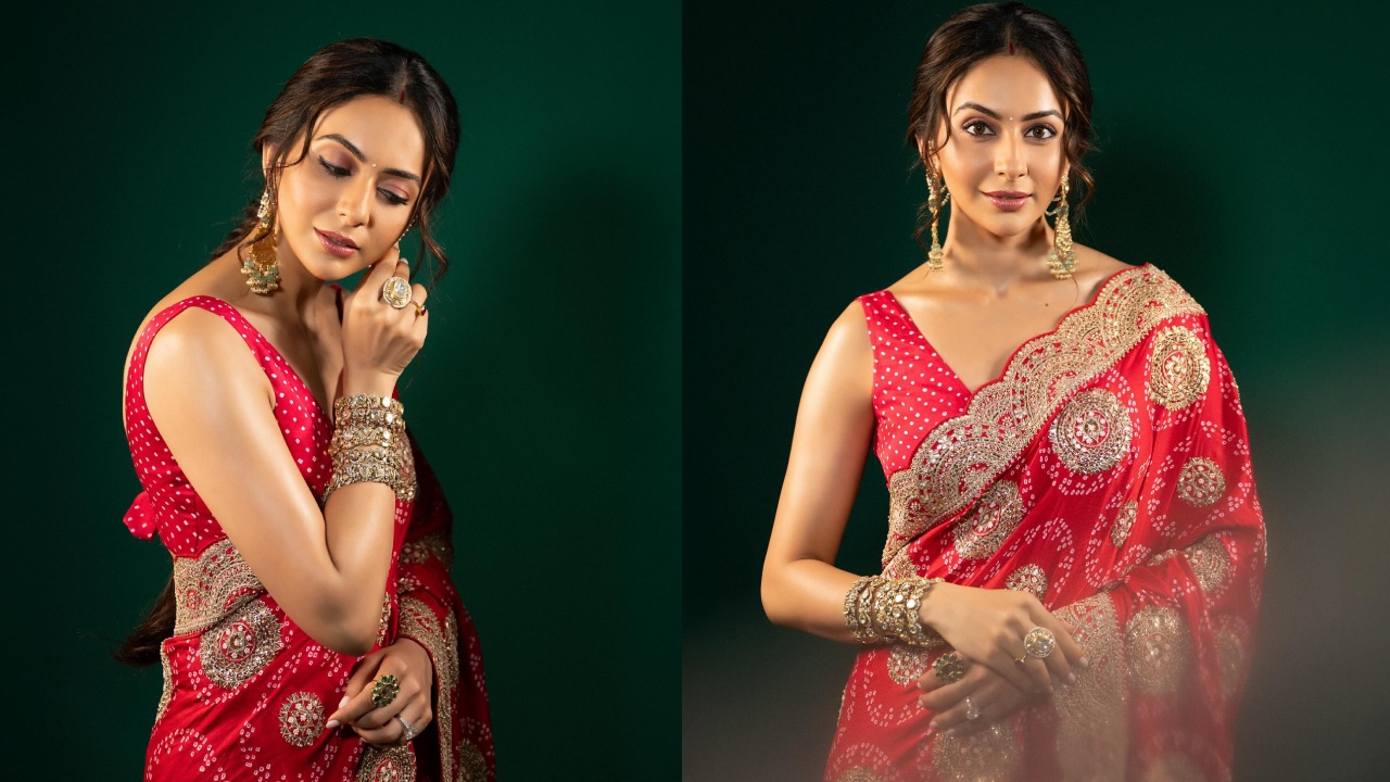 Rakul Preet Singh : చాన్నాళ్లకు చీరలో రకుల్ ప్రీత్ సింగ్.. ఎంత బాగుందో..
