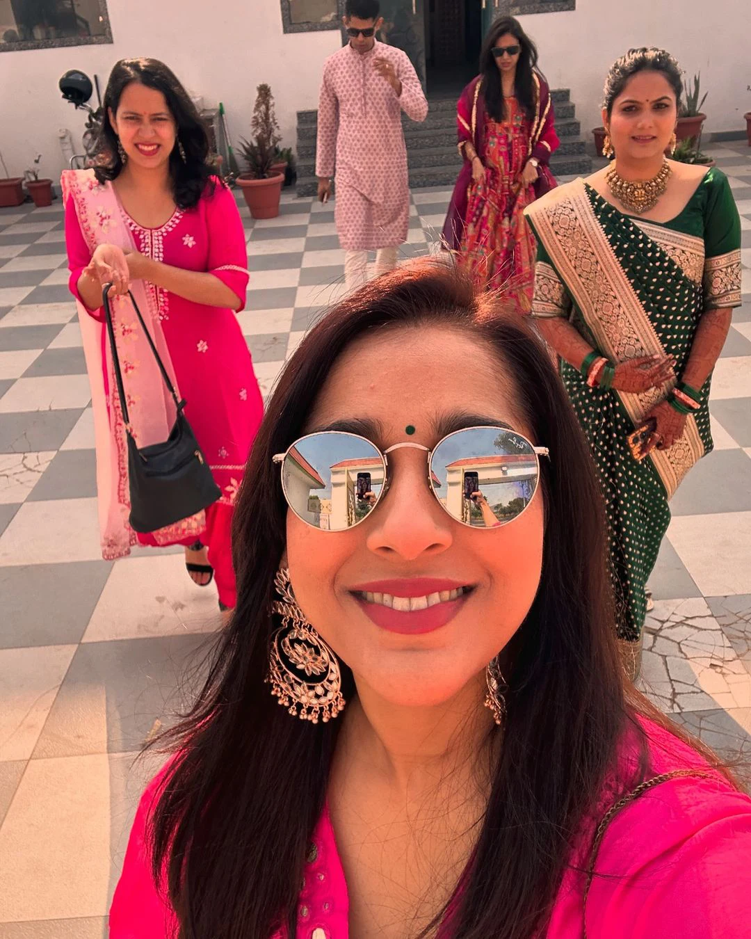 Achor Rashmi Gautam Enjoying in Sister Marriage