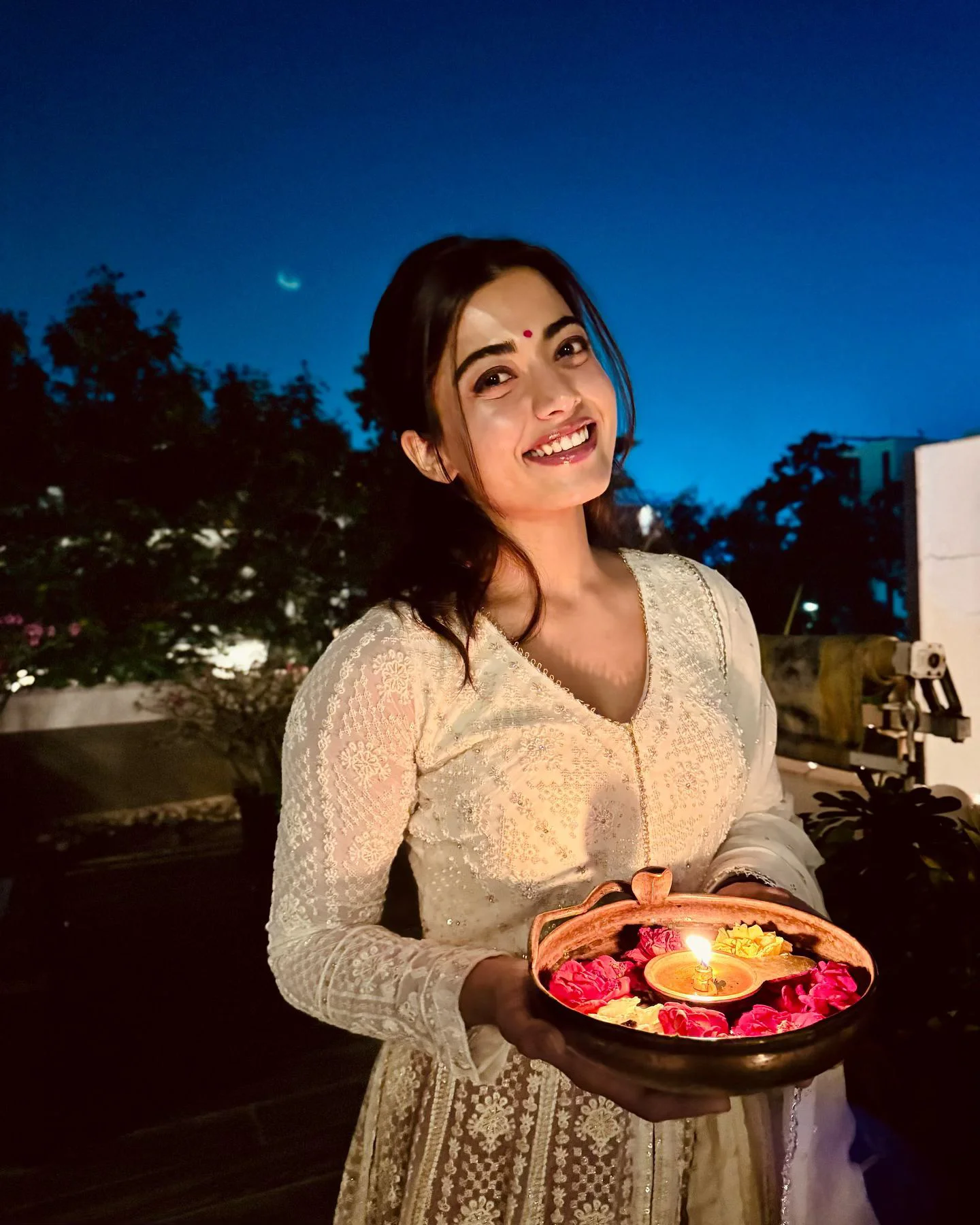 Rashmika Mandanna Cute Photos on Diwali
