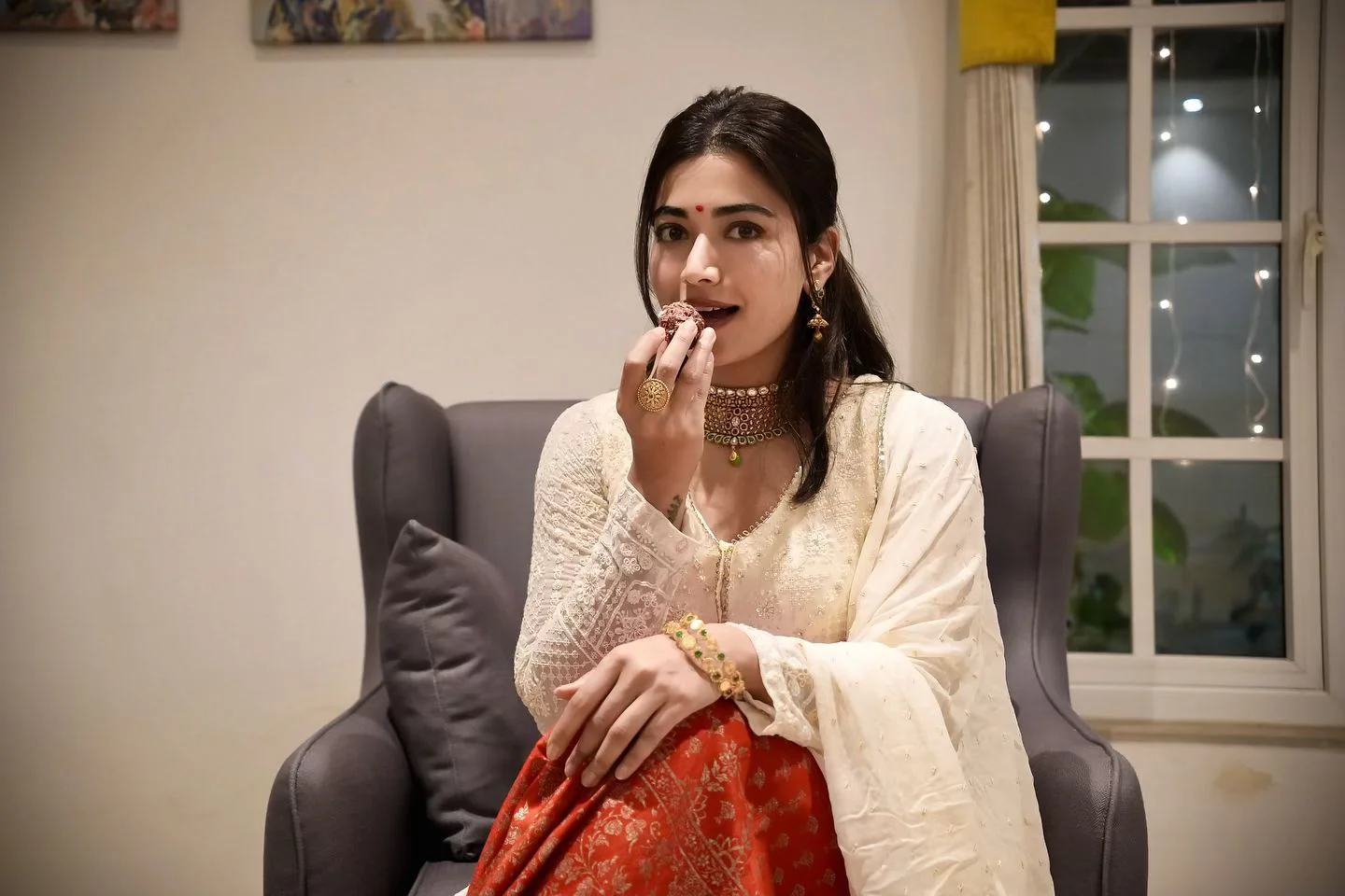 Rashmika Mandanna Cute Photos on Diwali