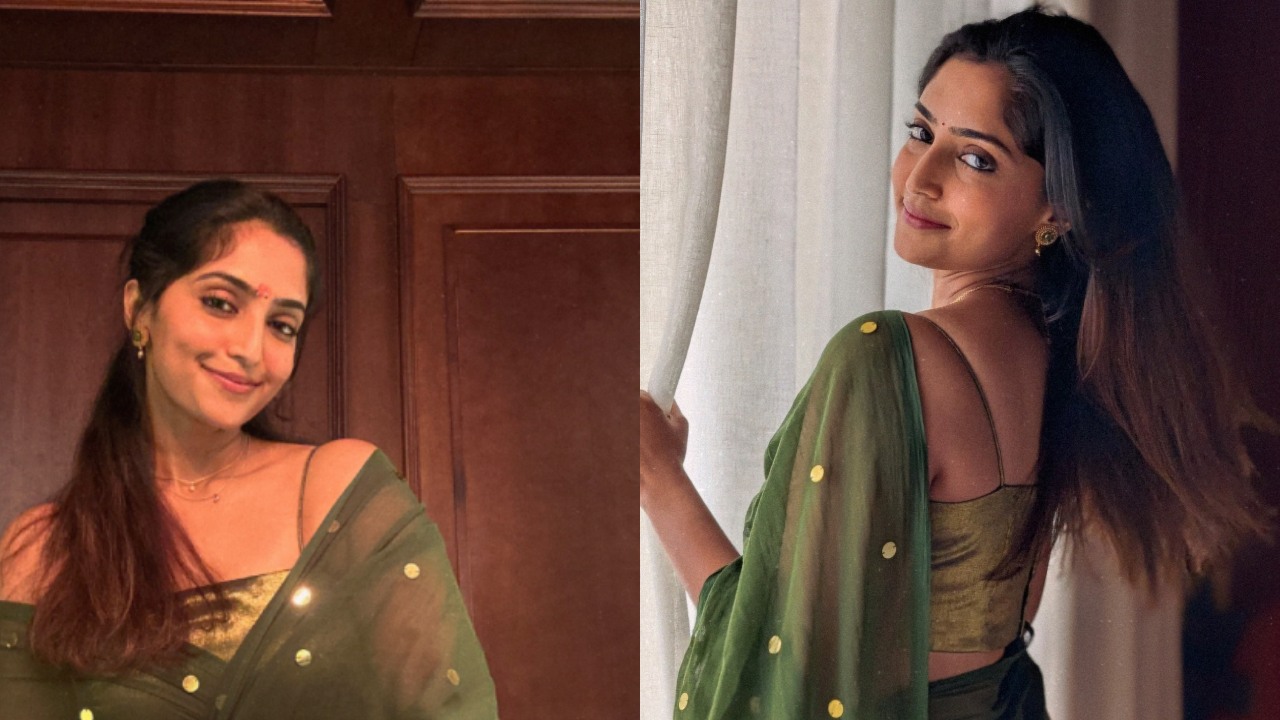 Reba Monica John : చీరలో రెబా మోనికా క్యూట్ ఫొటోలు..