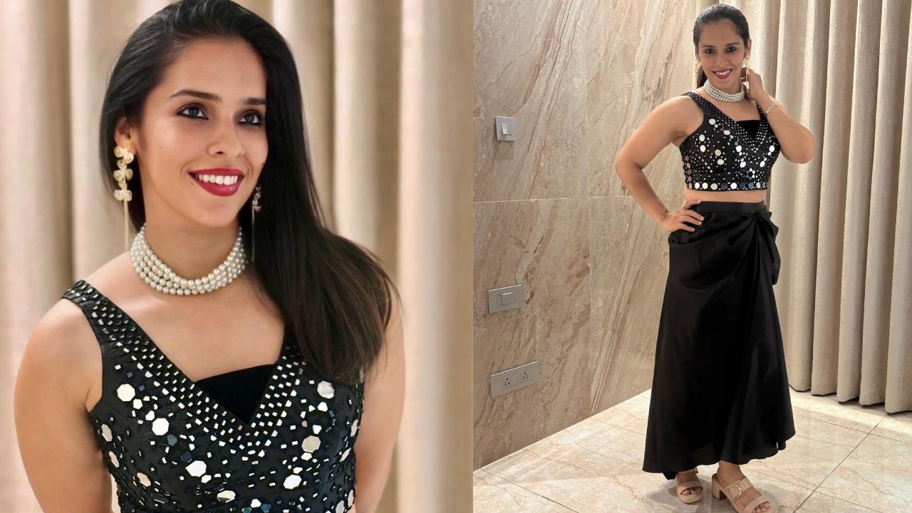 Saina Nehwal : బ్లాక్ డ్రెస్‌లో బ్యాడ్మింట‌న్ స్టార్ సైనా నెహ్వాల్ హోయ‌లు..