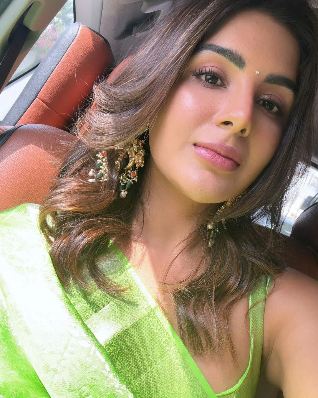 Samyuktha Stunning Looks in Saree