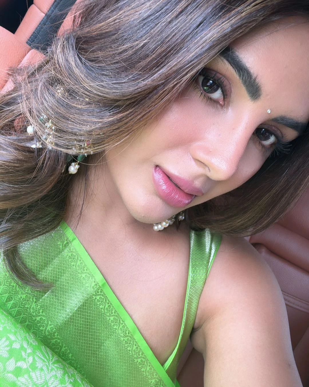 Samyuktha Stunning Looks in Saree