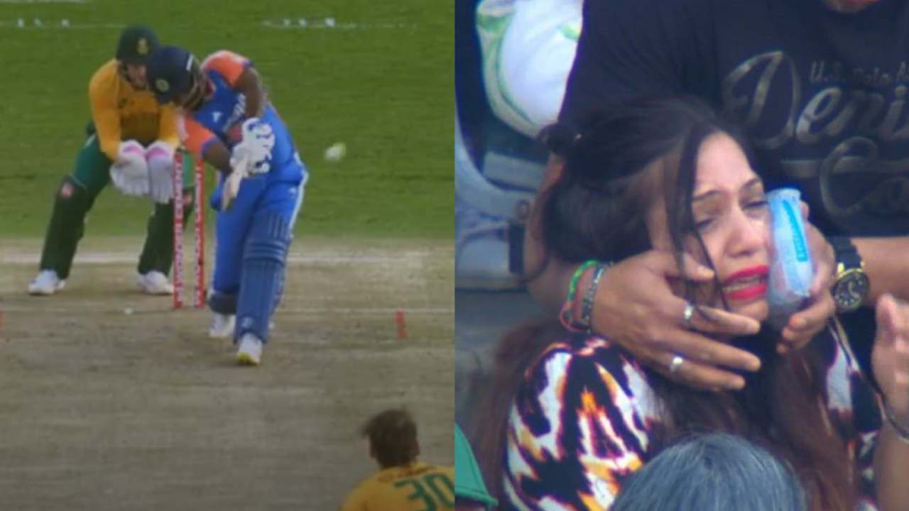 India Vs South Africa: అయ్యో.. సంజూ కొట్టిన సిక్స్కు కన్నీరు పెట్టుకున్న యువతి.. వీడియో వైరల్ India Vs South Africa: అయ్యో.. సంజూ కొట్టిన సిక్స్కు కన్నీరు పెట్టుకున్న యువతి.. వీడియో వైరల్