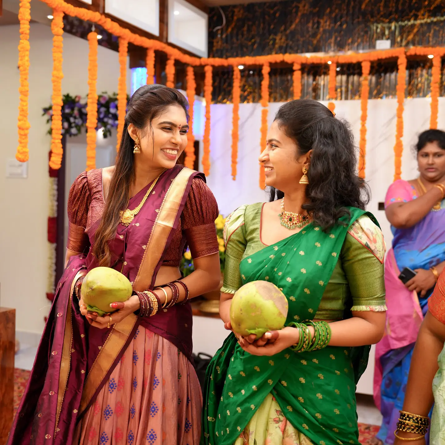 Jabardasth Satya Sri House Warming Event Photos