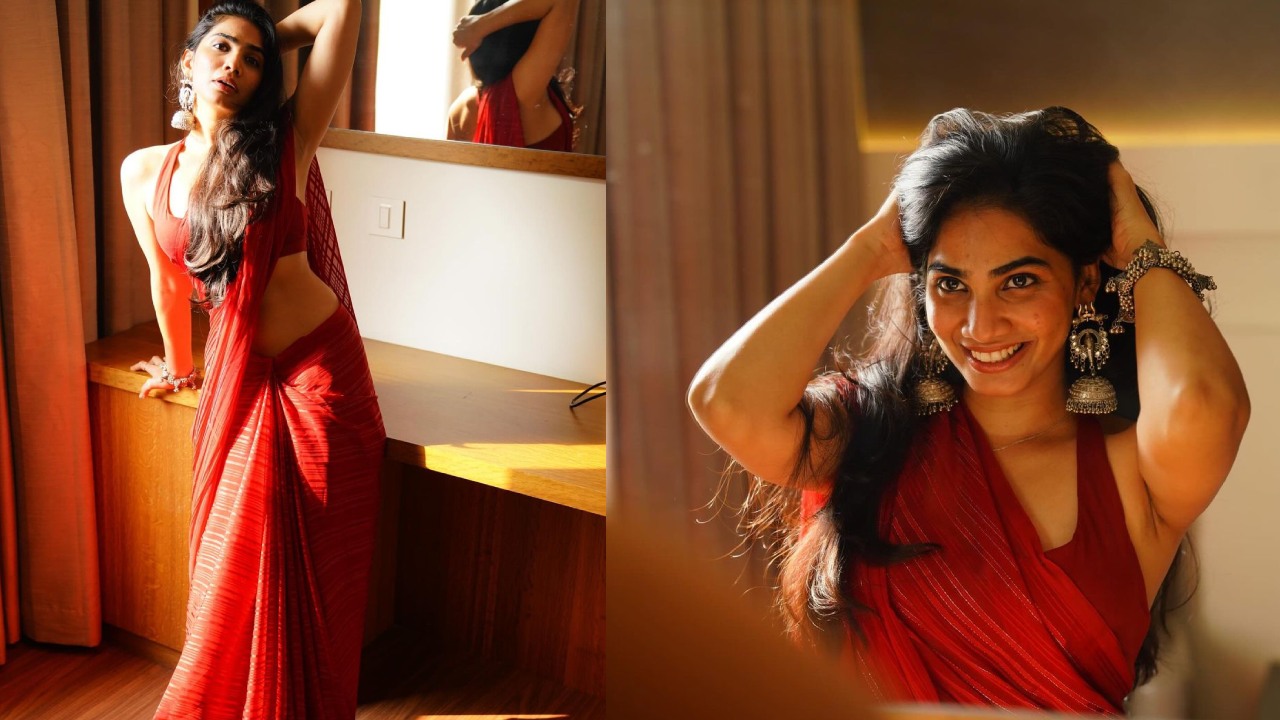 Shagna Sri Venun : చీరలో హాట్ & క్యూట్ గా అలరిస్తున్న కొత్త హీరోయిన్ షాజ్ఞ..