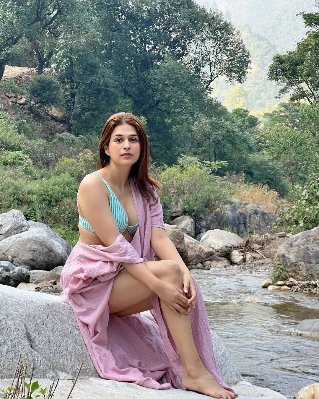 Shraddha Das Show her Beauty in Nature