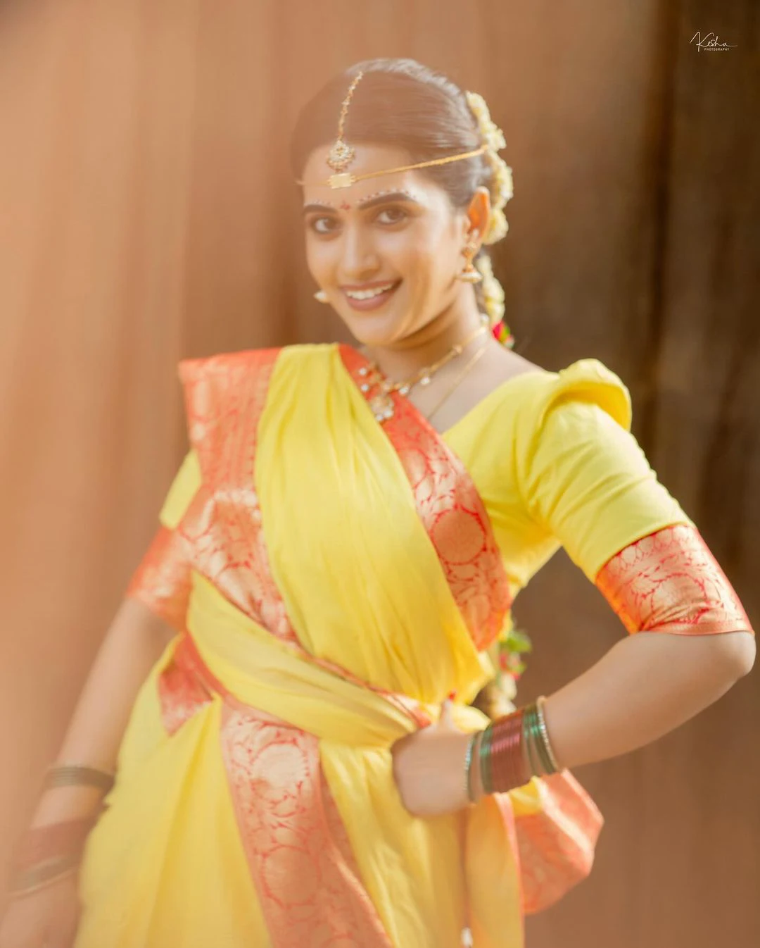 Sravanthi Chokarapu Turned as beautiful Bride