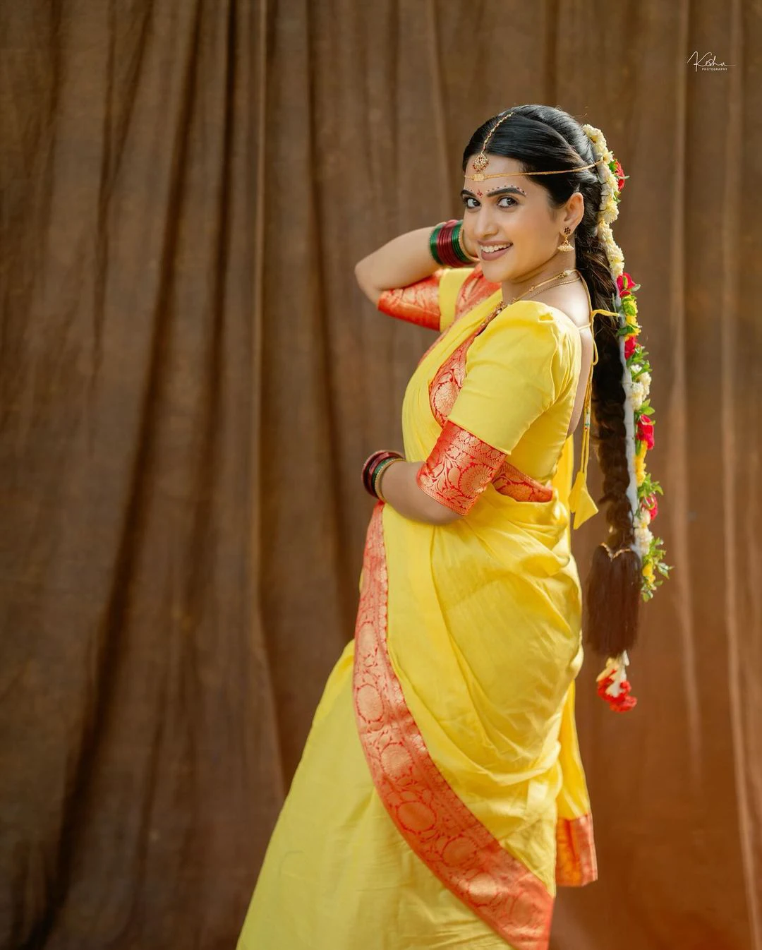Sravanthi Chokarapu Turned as beautiful Bride