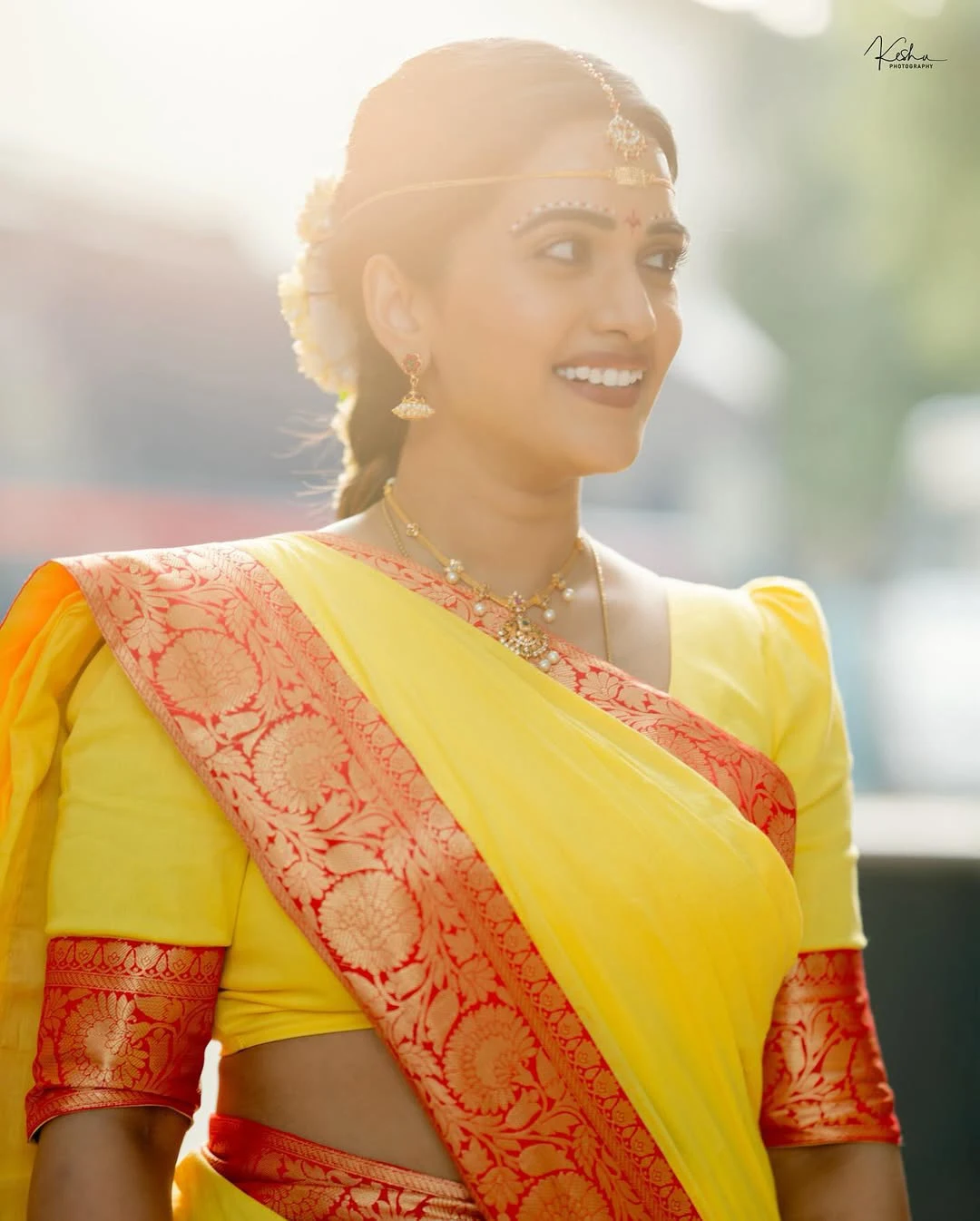 Sravanthi Chokarapu Turned as beautiful Bride
