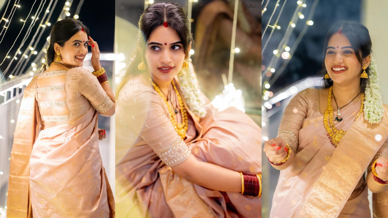 Anchor Sravanthi Chokarapu : దీపావళి స్పెషల్.. చీరకట్టులో వెలిగిపోతున్న యాంకర్ స్రవంతి..