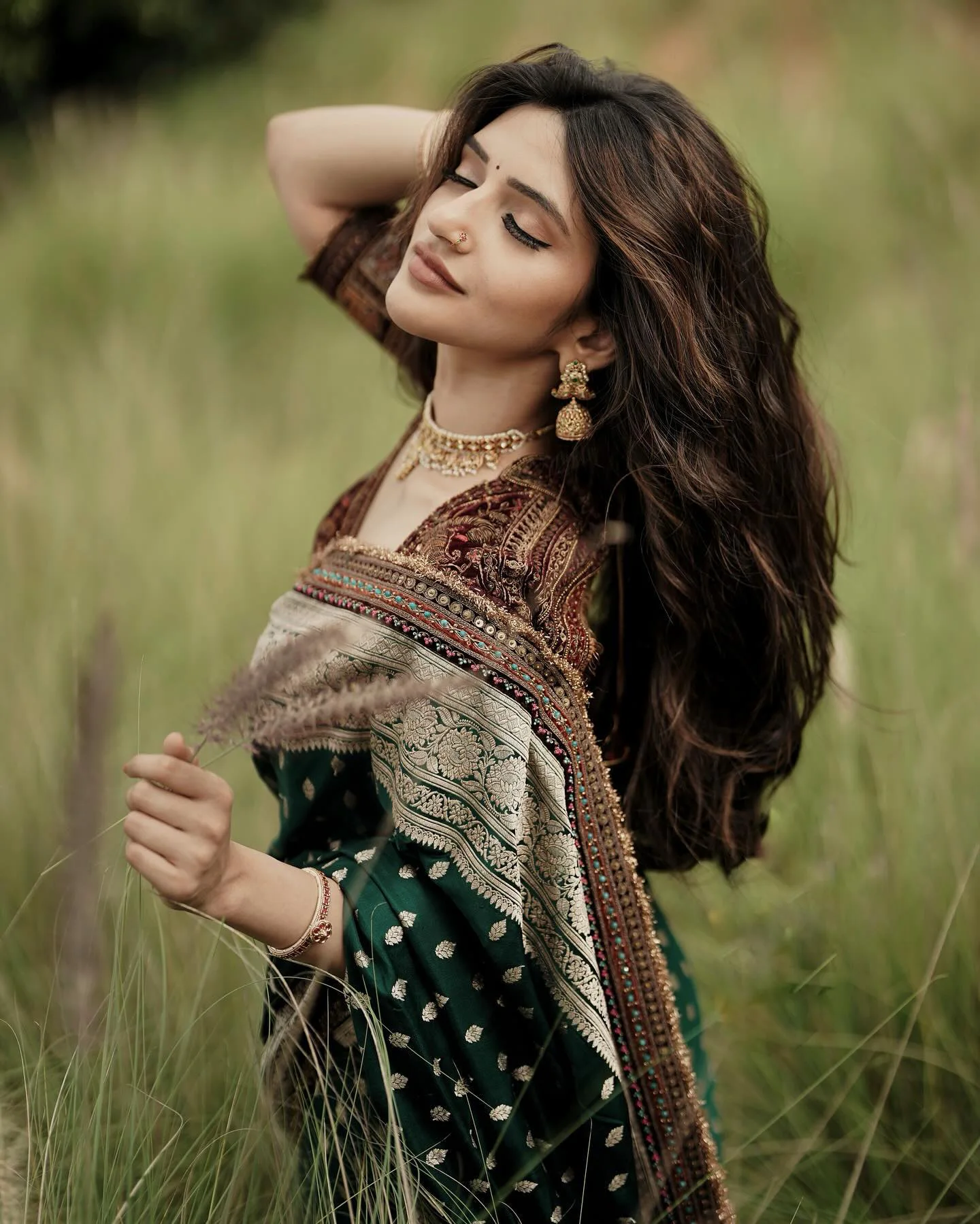 Sreeleela Shines in Saree