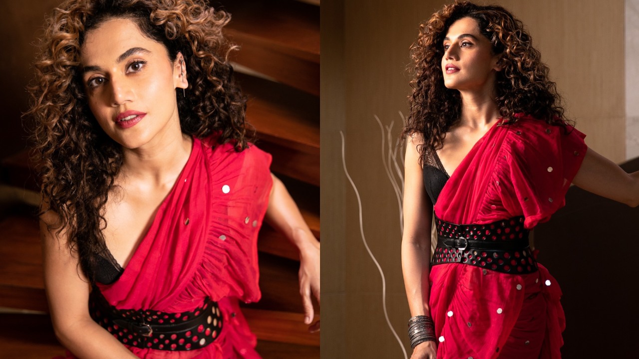 Taapsee Pannu : చీరలో చితక్కొట్టేస్తున్న తాప్సీ.. ఫొటోలు చూశారా..?