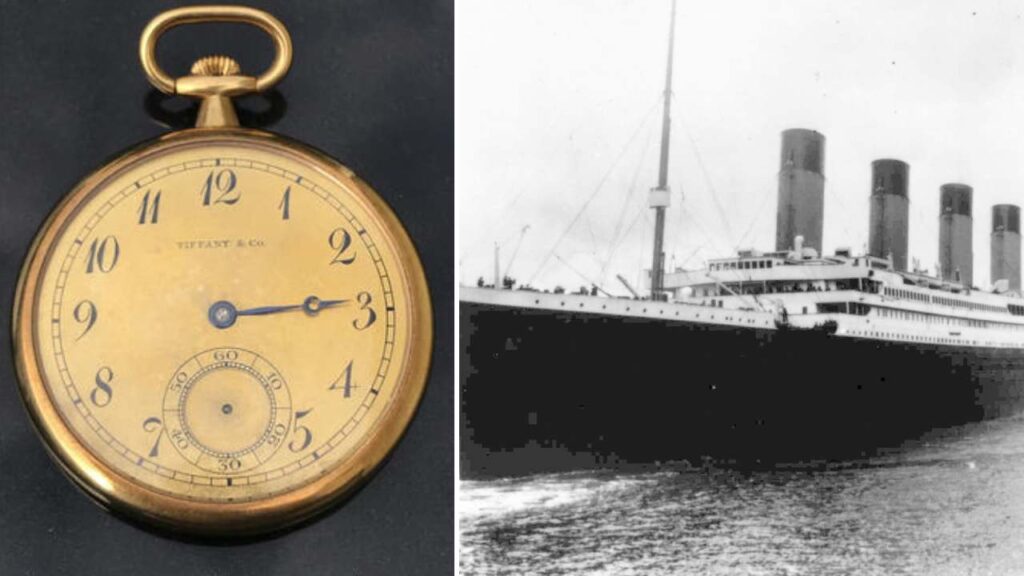 Titanic Captain Gold pocket watch
