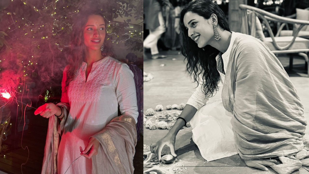 Tripti Dimri : యానిమల్ భామ త్రిప్తి దిమ్రి దీపావళి సెలబ్రేషన్స్ ఫొటోలు..