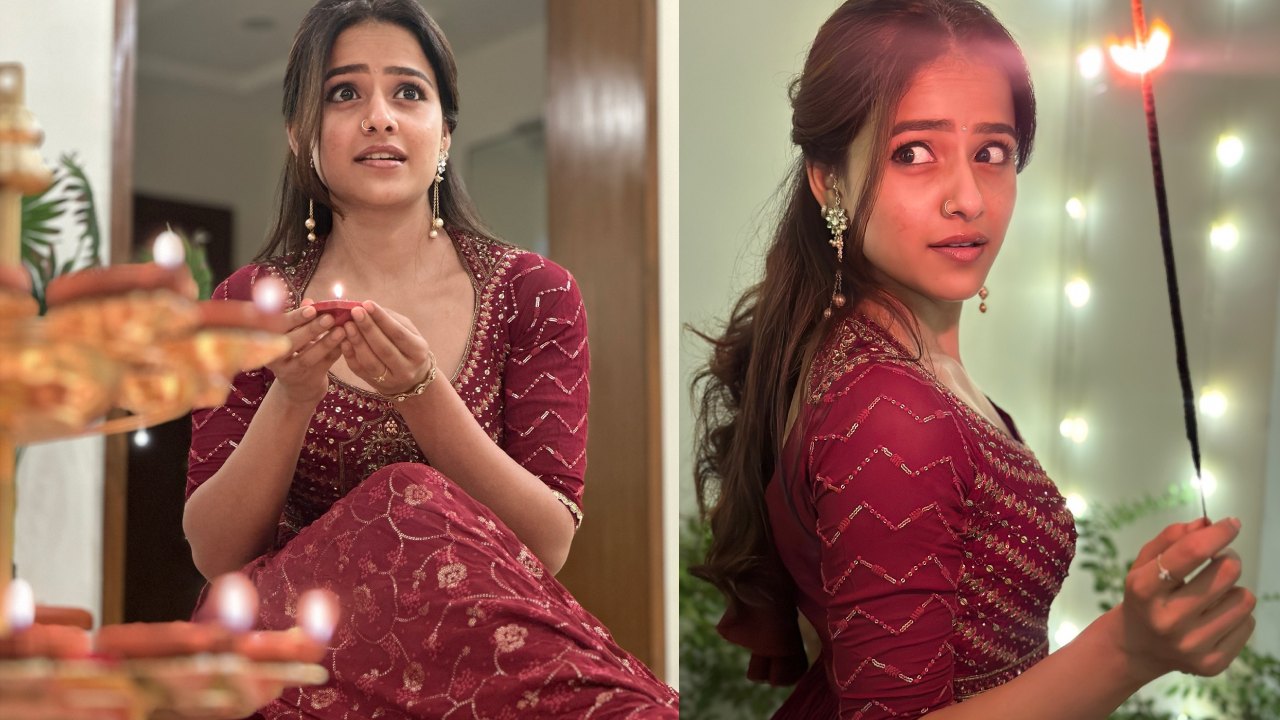 Vaishnavi Chaitanya : దీపాల వెలుగుల్లో వైష్ణవి చైతన్య ఎంత అందంగా ఉందో.. ఫొటోలు వైరల్..