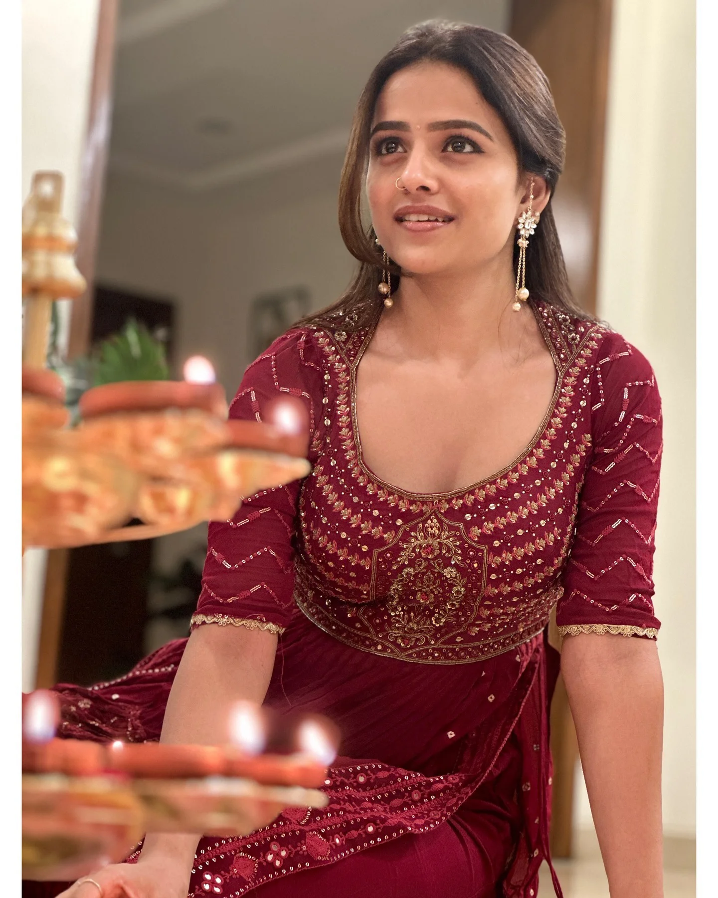 Vaishnavi Chaitanya Awesome Cute Looks for Diwali