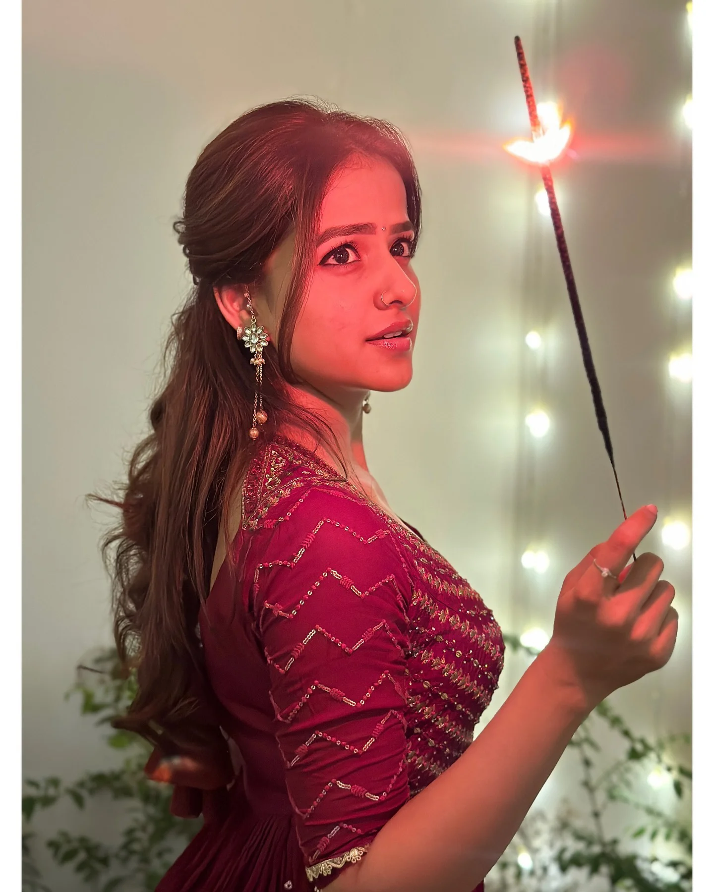 Vaishnavi Chaitanya Awesome Cute Looks for Diwali