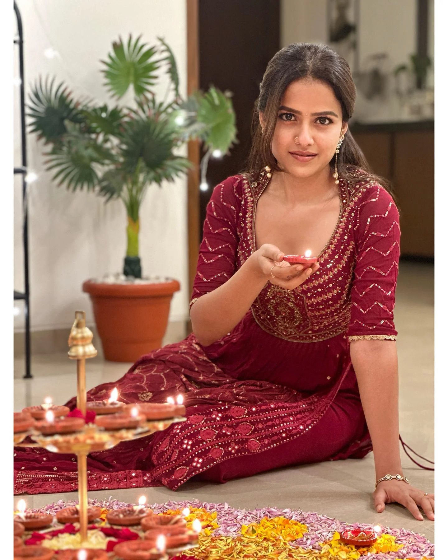 Vaishnavi Chaitanya Awesome Cute Looks for Diwali