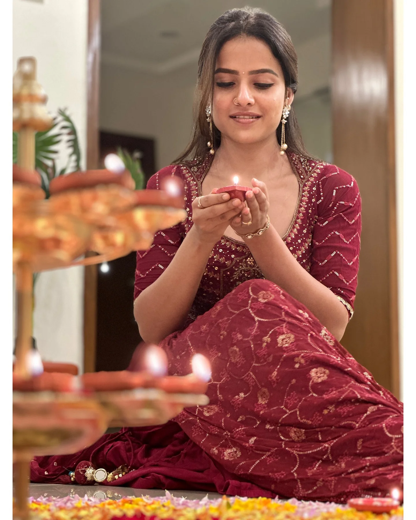 Vaishnavi Chaitanya Awesome Cute Looks for Diwali