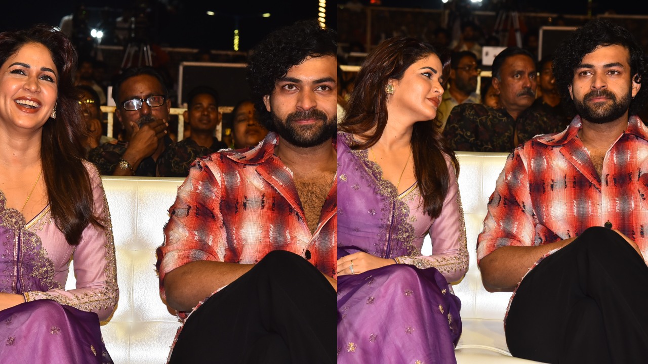 Varun Tej – Lavanya Tripathi : భార్యతో మట్కా ప్రీ రిలీజ్ ఈవెంట్ కు వచ్చిన వరుణ్ తేజ్.. వరుణ్ – లావణ్య క్యూట్ ఫొటోలు చూశారా?