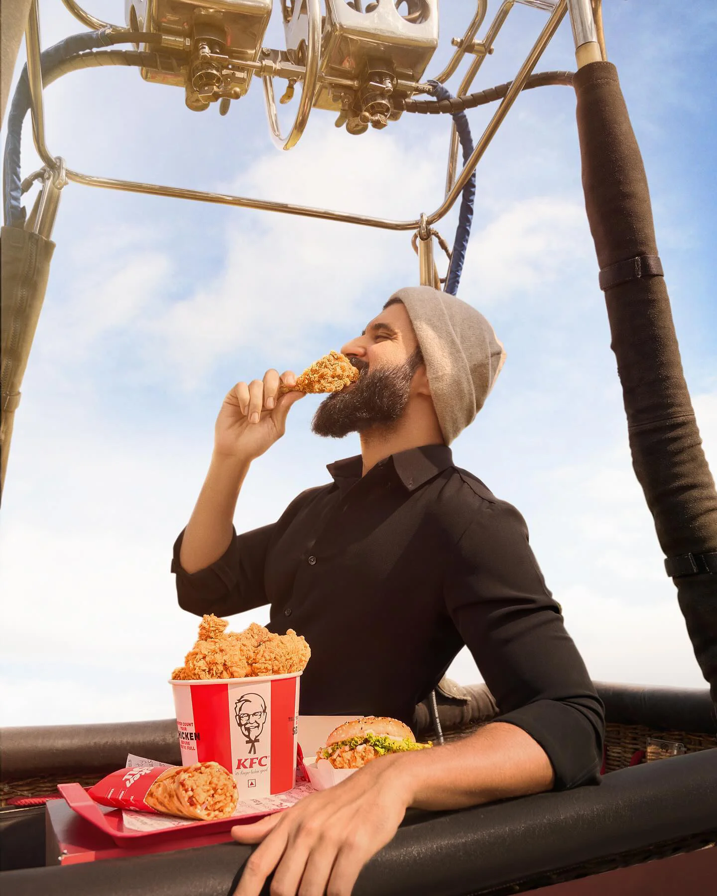Vijay Deverakonda KFC Ad Shoot Photos