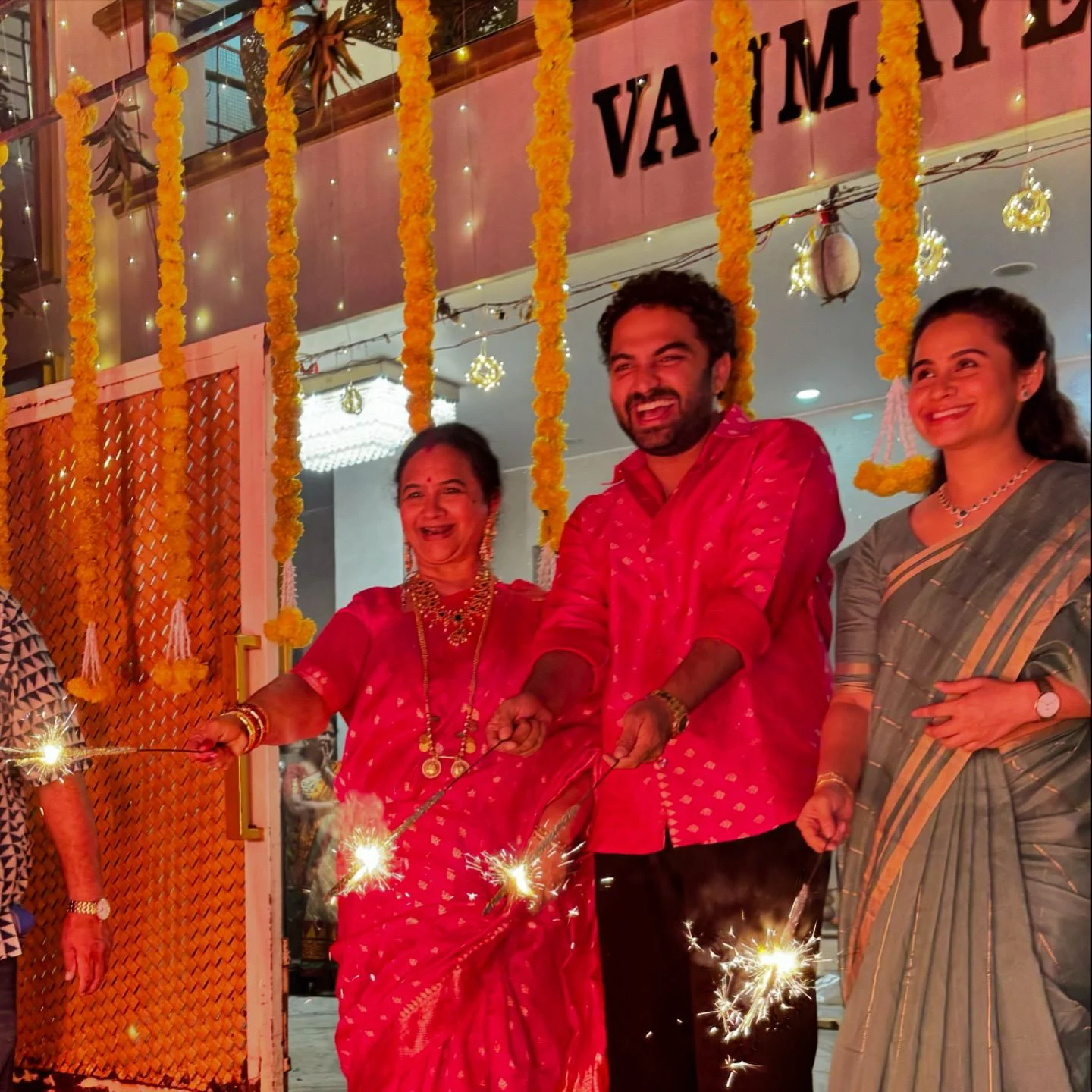 Vishwak Sen Diwali Celebrations with Family