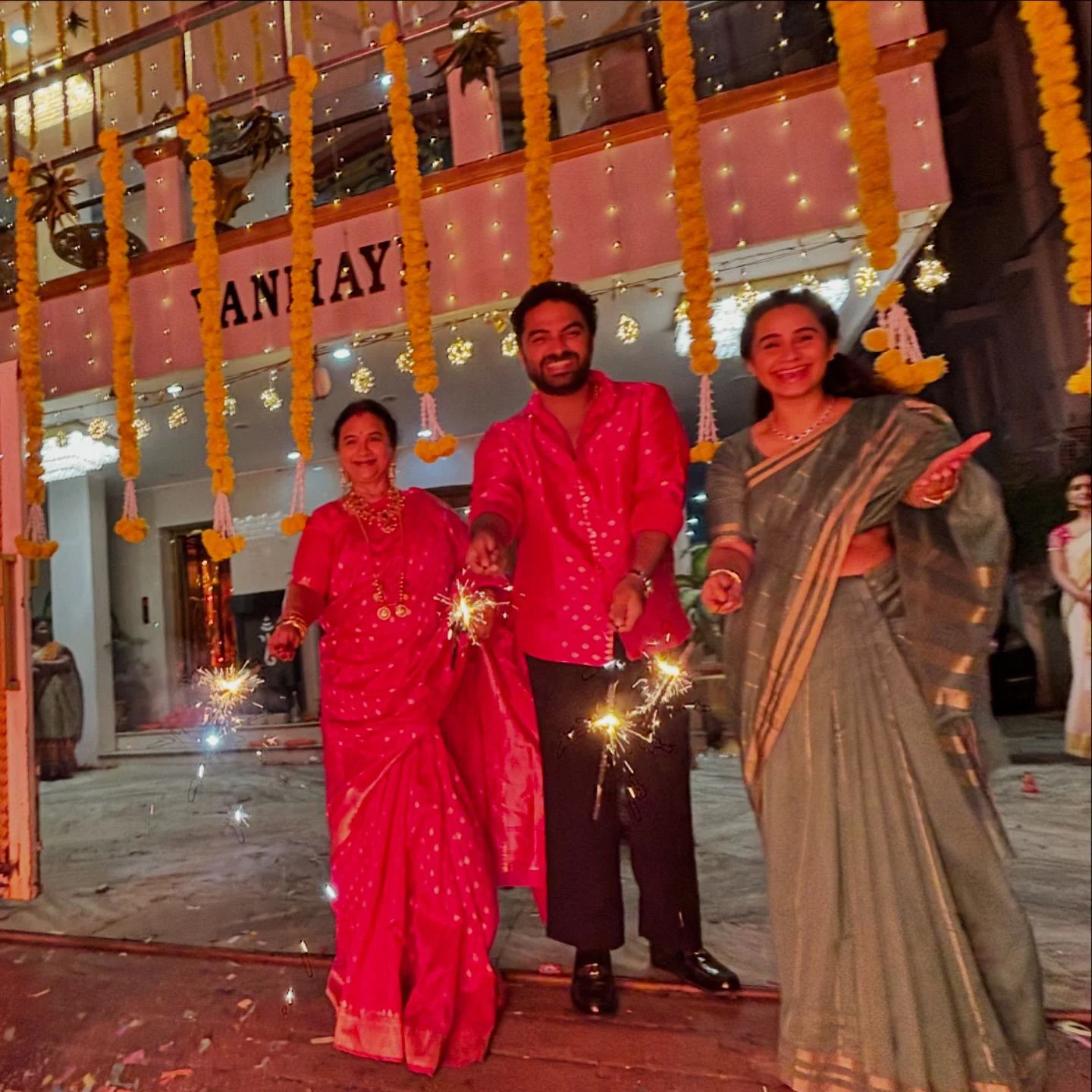 Vishwak Sen Diwali Celebrations with Family