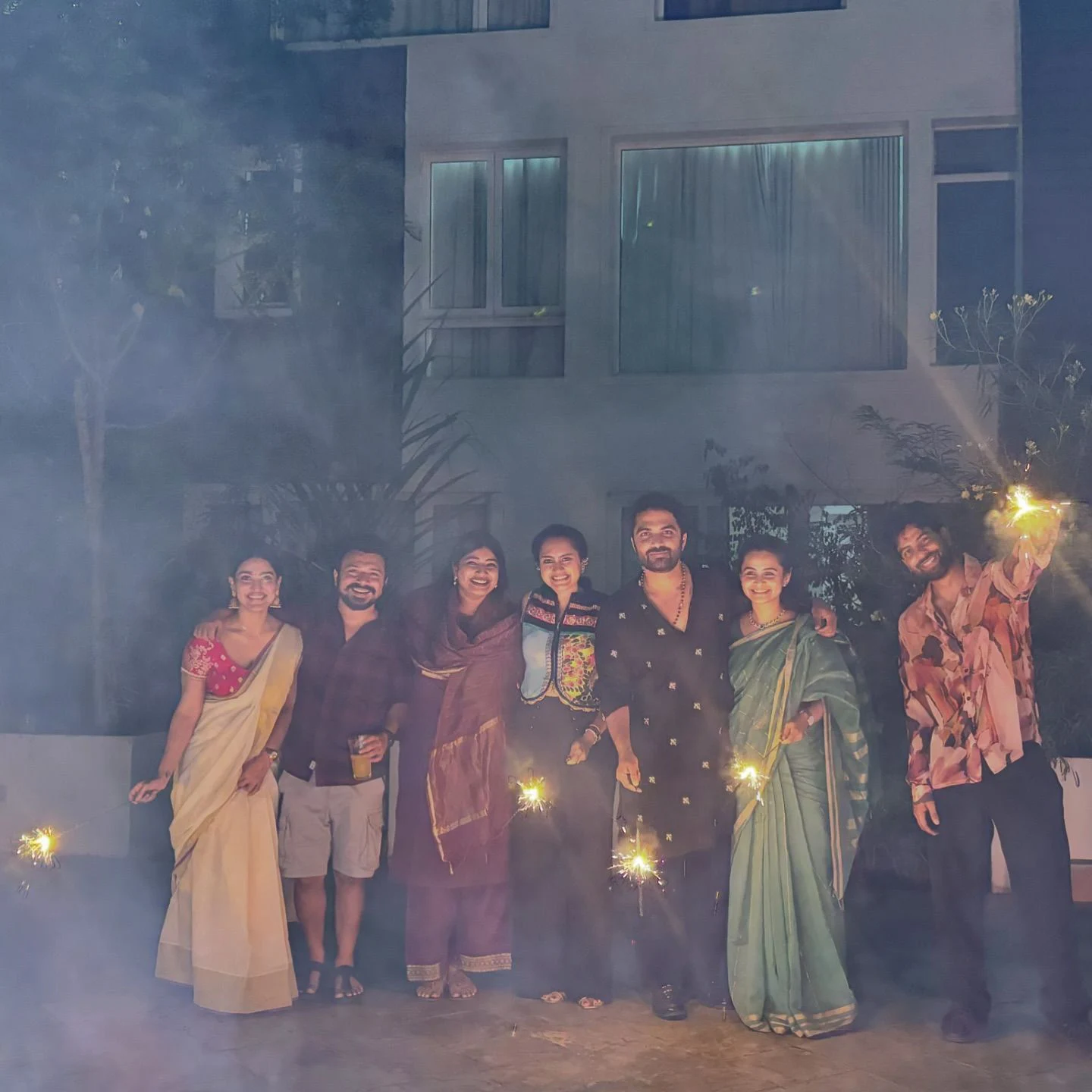 Vishwak Sen Diwali Celebrations with Family