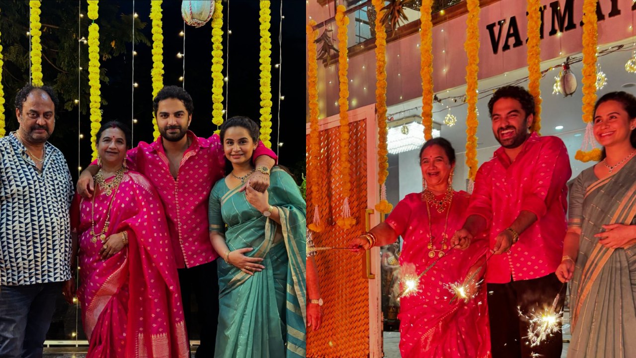 Vishwak Sen : ఫ్యామిలీతో విశ్వక్ సేన్ దీపావళి సెలబ్రేషన్స్.. ఫొటోలు వైరల్..