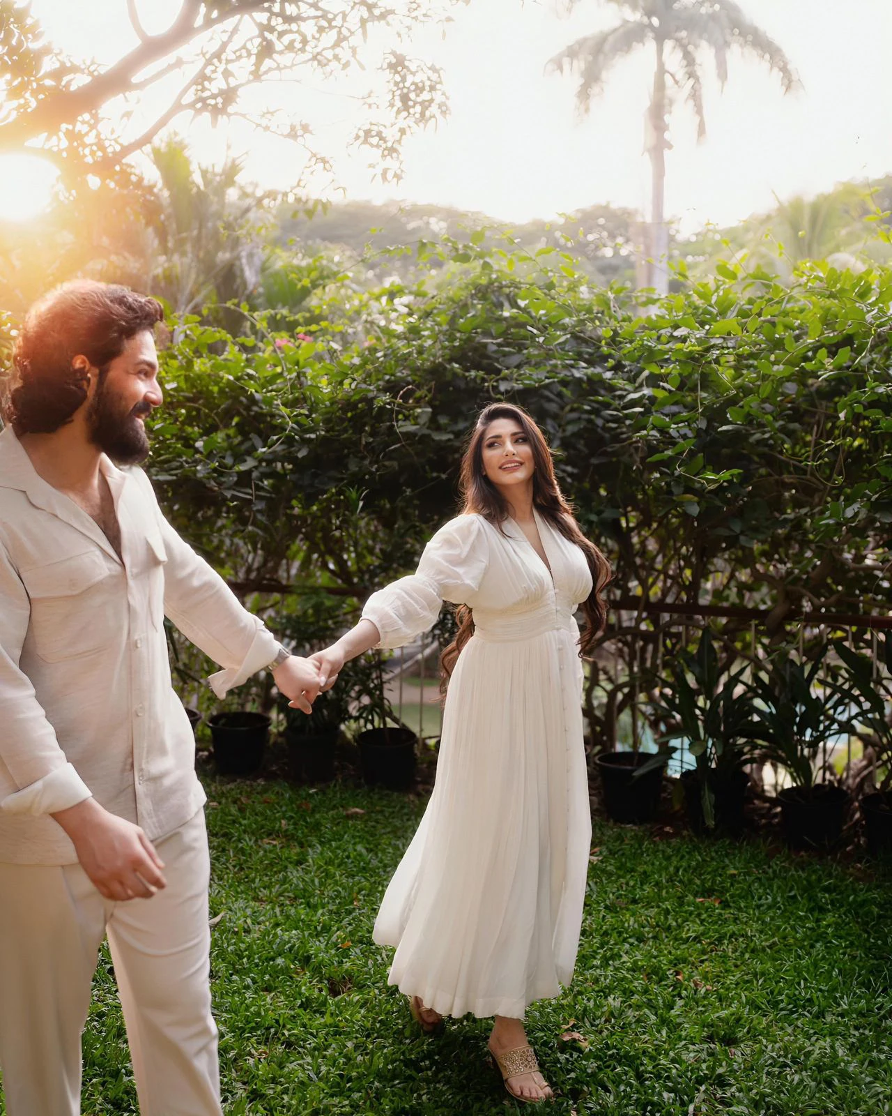 Akhil Akkineni Zainab Ravdjee Engagement Photos