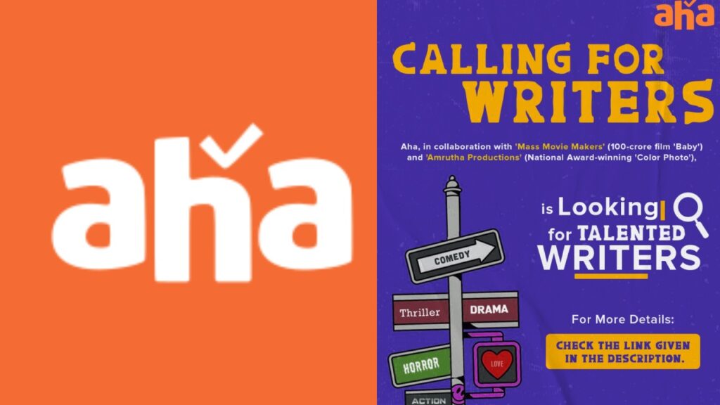Aha OTT Welcomes New Writers in Various Genre Details Here
