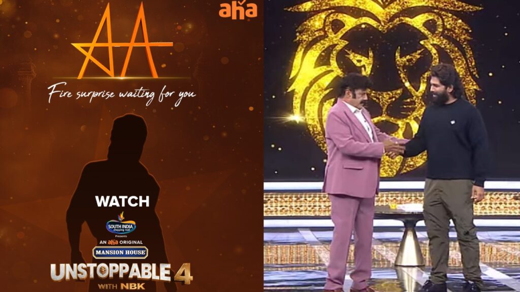 Allu Arjun again went to Balakrishna Unstoppable Show AHA Gives Surprise to Fans