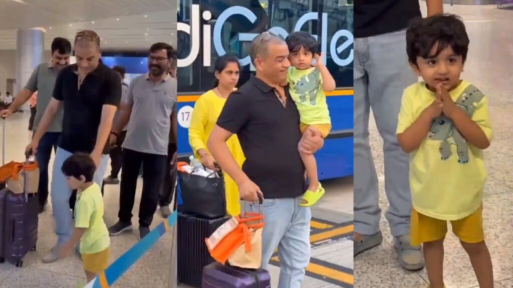 Dil Raju Son Anvay in Game Changer Promotions Airport Visuals goes Viral