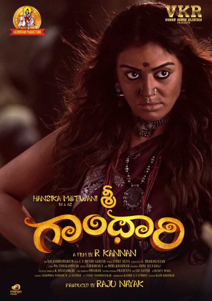 Hansika Coming Soon with Horror Film Titled as Sri Gandhari