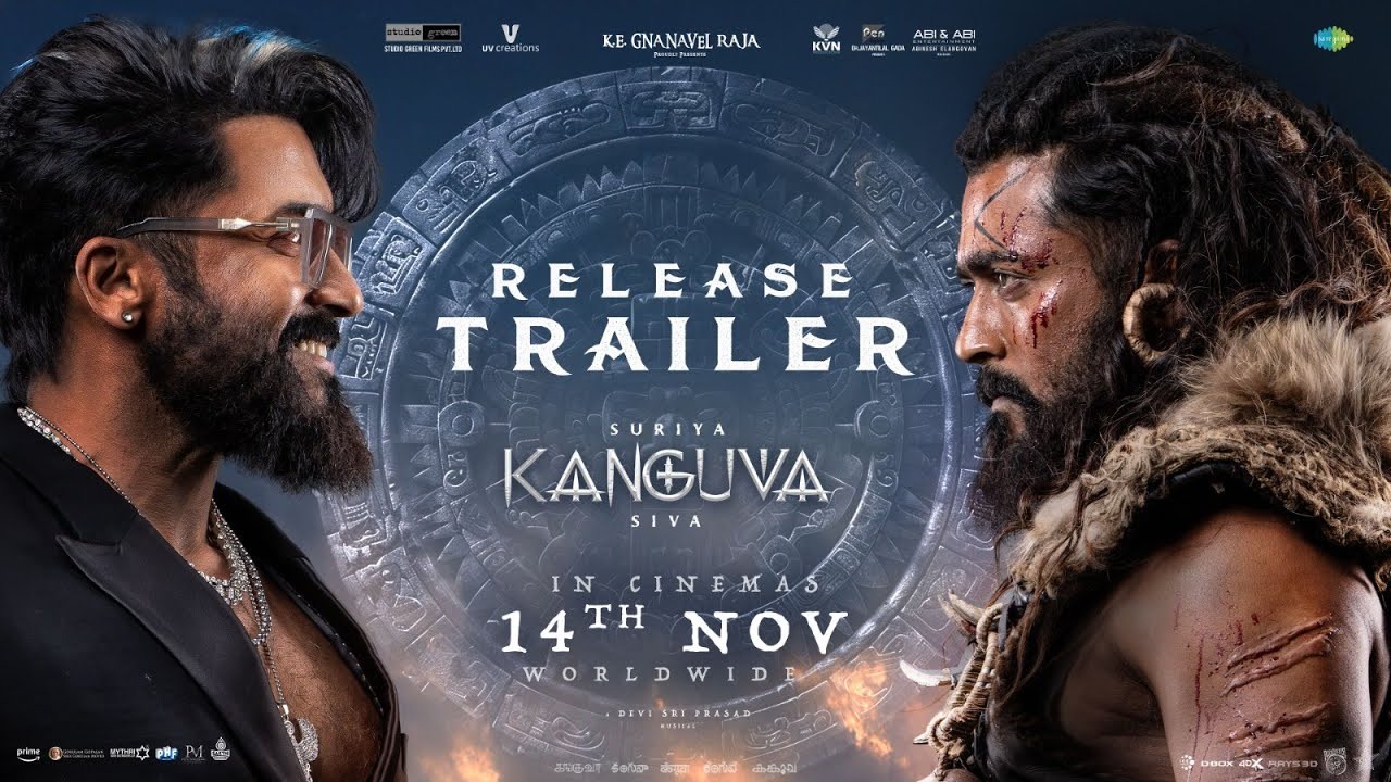 Kanguva Trailer : సూర్య ‘కంగువా’ రిలీజ్ ట్రైలర్ వచ్చేసింది.. రెండు పాత్రల్లో సూర్య అదరగొట్టాడుగా.. Kanguva Trailer : సూర్య ‘కంగువా’ రిలీజ్ ట్రైలర్ వచ్చేసింది.. రెండు పాత్రల్లో సూర్య అదరగొట్టాడుగా..