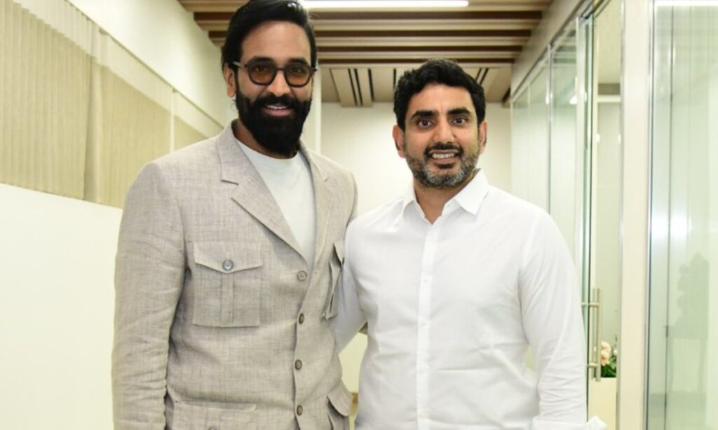 Manchu Vishnu Meets Nara Lokesh Photo and Twitter post goes Viral