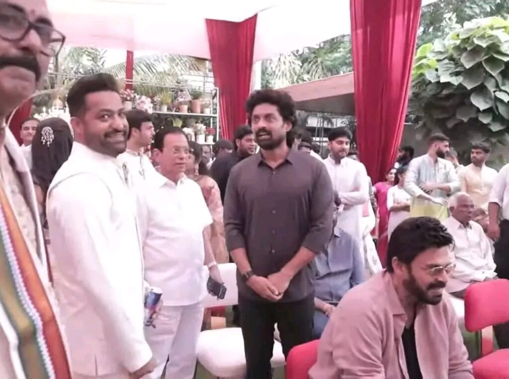 Venkatesh Family and NTR Family going to Relatives with Narne Nithiin Marriage 
