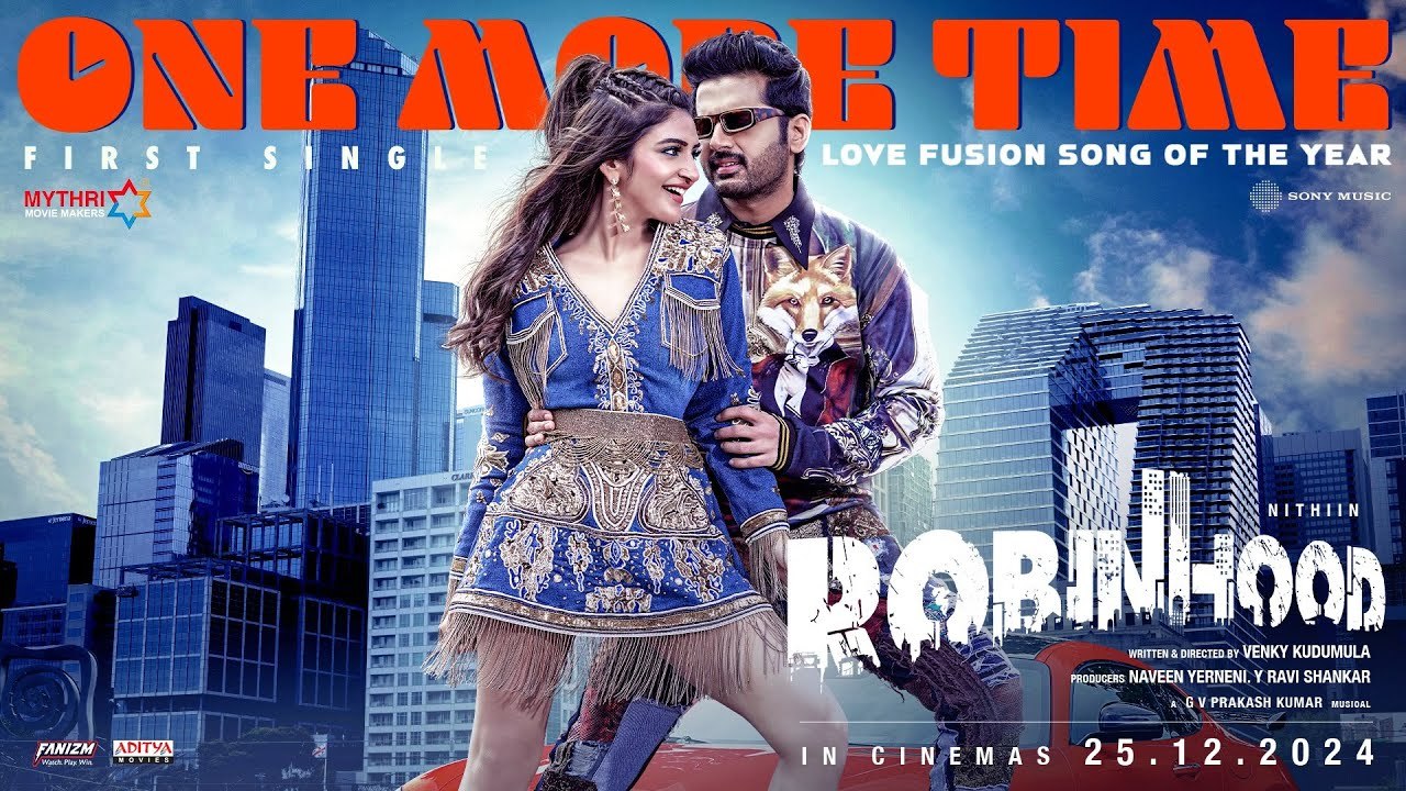 Robinhood Song : ‘రాబిన్ హుడ్’ ఫస్ట్ సాంగ్ వచ్చేసింది.. నితిన్, శ్రీలీల స్టైలిష్ గా అదరగొట్టారుగా.. Robinhood Song : ‘రాబిన్ హుడ్’ ఫస్ట్ సాంగ్ వచ్చేసింది.. నితిన్, శ్రీలీల స్టైలిష్ గా అదరగొట్టారుగా..